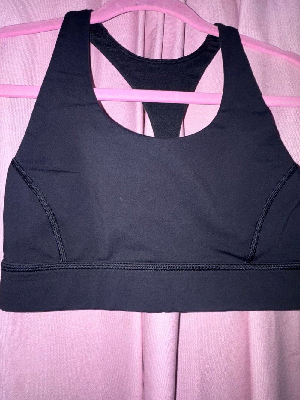 Women's Black Racerback Sports Bra - Unbranded Lululemon